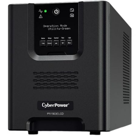 art_cyb-li-pr1500elcd_1 Sai línea interactiva cyberpower pr1500elcd/ 1500va-1350w/ 8 salidas/ formato torre