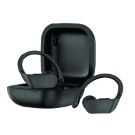 Auriculares deportivos bluetooth daewoo tws sport dw2012 con estuche de carga/ autonomía 3h/ negros