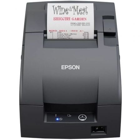 Impresora de tickets epson tm-u220iib/ ancho papel 76mm/ usb/ negra