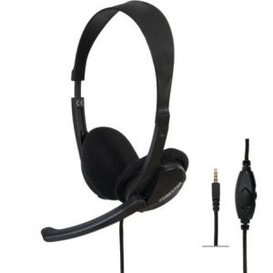 Auriculares fonestar home-35 con micrófono/ jack 3.5/ negros
