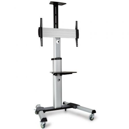 art_fone-sts-4064p_1 Soporte de suelo inclinable/ orientable con ruedas fonestar sts-4064p para tv de 37-70"/ hasta 50kg