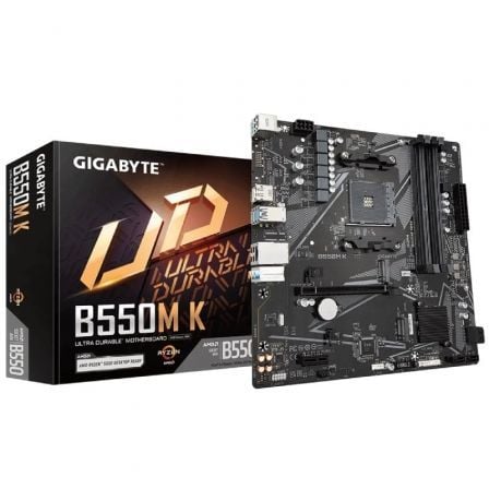 art_gig-pb-b550m-k_1 Placa base gigabyte b550m k socket am4/ ddr4/ pcie 4.0/ micro atx