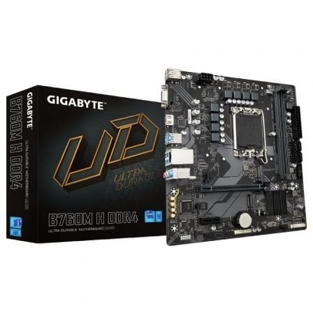art_gig-pb-b760m-h-ddr4_1 Placa base gigabyte b760m h ddr4 socket 1700/ ddr4/ pcie 4.0/ micro atx