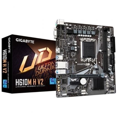 art_gig-pb-h610m-h-v2_1 Placa base gigabyte h610m h v2 socket 1700/ ddr5/ pcie 4.0/ micro atx