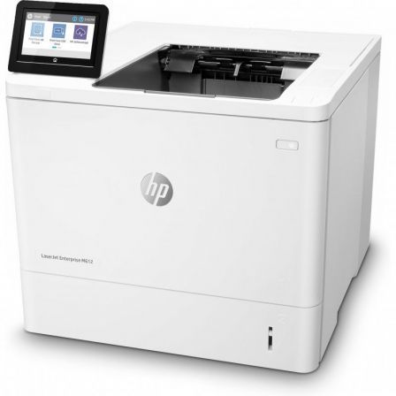 Impresora láser monocromo hp laserjet enterprise m612dn dúplex/ blanca