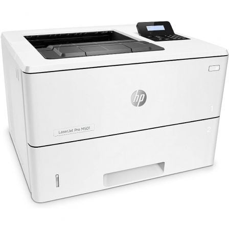 Impresora láser monocromo hp pro m501dn dúplex/ blanca