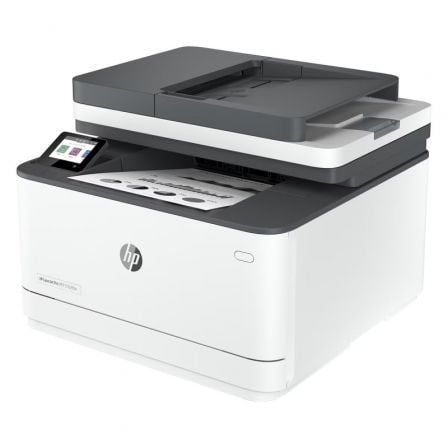 Multifunción láser monocromo hp láserjet pro 3102fdn fax/ dúplex/ blanca