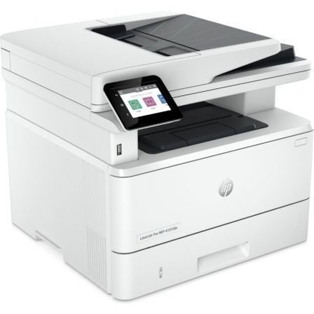 Multifunción láser monocromo hp laserjet pro 4102fdw wifi/ fax/ dúplex/ adf/ blanca