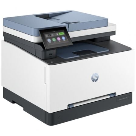 Multifunción láser color hp laserjet pro mfp 3302fdn fax/ dúplex/ blanca y azul
