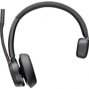 Auricular inalámbrico poly voyager 4310 + adaptador bt700/ con micrófono/ bluetooth/ negro