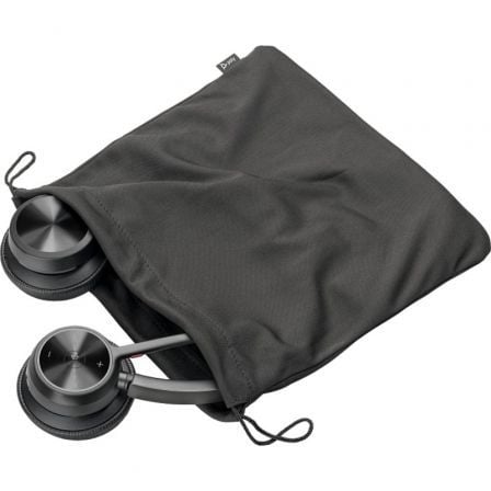 Auriculares inalámbricos poly voyager 4320 para microsoft teams + adaptador bt700/ con micrófono/ bluetooth/ negros