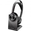 art_hp-pol-9t9j6aa_1 Auriculares inalámbricos poly voyager focus 2 microsoft teams + adaptador usb-c-a + soporte de carga/ con micrófono/ bluetooth/