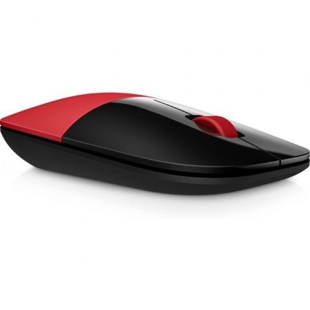 Ratón inalámbrico hp z3700/ hasta 1200/ rojo