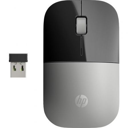 Ratón inalámbrico hp z3700/ hasta 1200/ plata