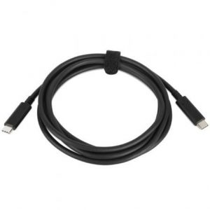 Cable usb 3.0 tipo-c/ usb tipo-c macho - usb tipo-c macho/ hasta 100w/ 5gbps/ 1.8m/ negro