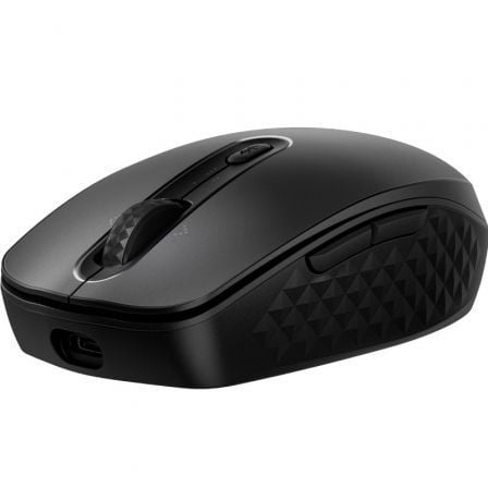 Ratón inalámbrico hp 695/ batería recargable/ hasta 4000 dpi/ negro