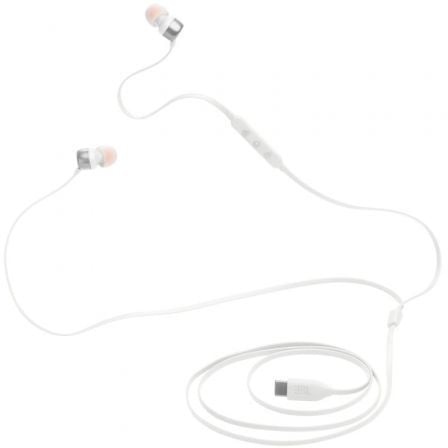 Auriculares intrauditivos jbl tune 310c/ con micrófono/ blancos