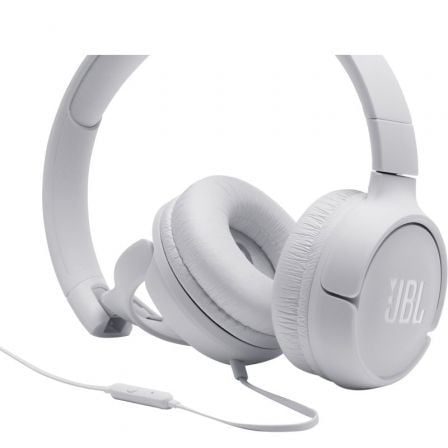 Auriculares jbl tune 500/ con micrófono/ jack 3.5/ blancos