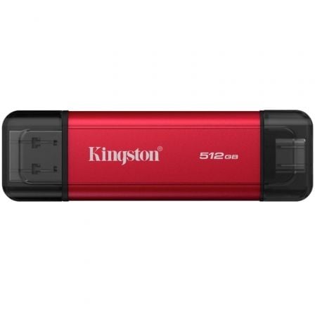 art_kin-ssd-dual-pt-512gb-rd_1 Disco externo ssd kingston dual portable ssd 512gb/ usb tipo-c y usb 3.2/ rojo