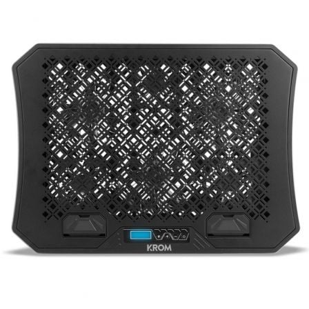 Soporte refrigerante krom kooler para portátiles hasta 19"/ iluminación led