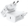 Cargador de pared leotec lecsph20w1w/ 1xusb tipo-c/ 20w
