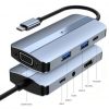 Docking USB Tipo-C Leotec LEDS04/ 2xUSB/ 1xUSB Tipo-C/ 1xUSB Tipo-C PD/ 1xHDMI 4K/ 1xVGA/ 1xAudio/ Azul