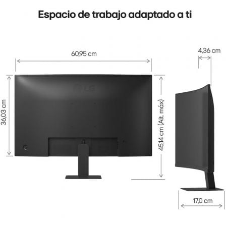art_lg-m-27u421a-b_2 Monitor curvo lg 27u421a-b 27"/ full hd/ negro