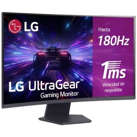Monitor gaming curvo lg ultragear 32gs60qc-b 31.5"/ qhd/ 1ms/ 180hz/ va/ negro