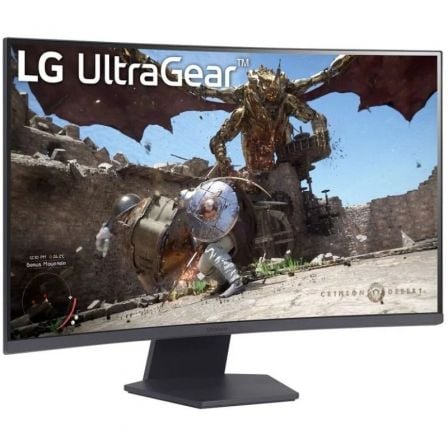 Monitor gaming curvo lg ultragear 32gs60qc-b 31.5"/ qhd/ 1ms/ 180hz/ va/ negro