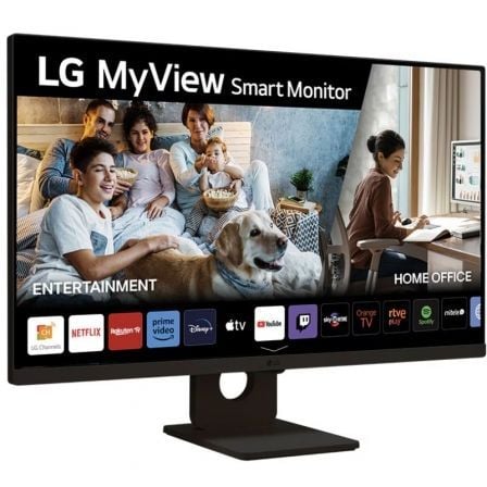 Smart monitor lg myview 32sr50f-b 31.5"/ full hd/ multimedia/ smart tv/ negro