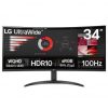 Monitor profesional ultrapanorámico curvo lg 34wr50qk-b 34"/ wqhd/ negro