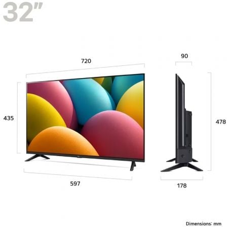 Televisor lg 32lr60006la 32"/ full hd/ smart tv/ wifi