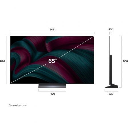 Televisor lg oled evo oled65c54la 65"/ ultra hd 4k/ smart tv/ wifi