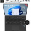 Portátil lg gram 14z90s-g.ad78b intel core ultra 7-155h/ 32gb/ 1tb ssd/ 14"/ win11