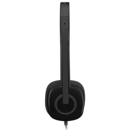 Auriculares logitech h151/ con micrófono/ jack 3.5/ negros