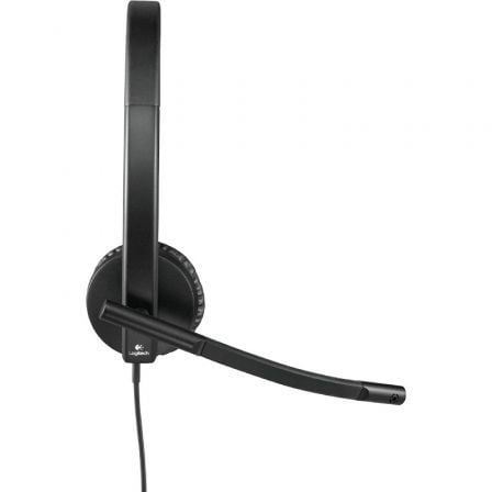 Auriculares logitech h570e/ con micrófono/ usb/ negros