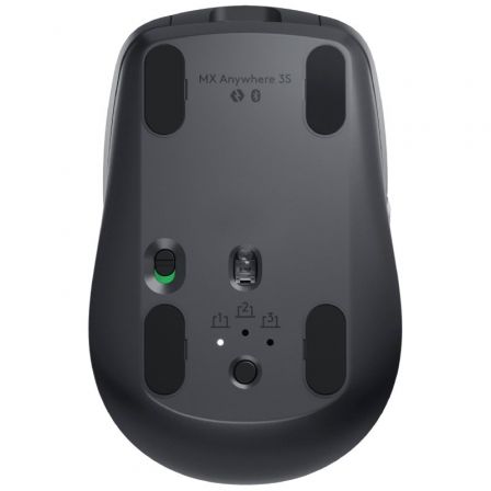 Ratón inalámbrico por bluetooth logitech mx anywhere 3s/ batería recargable/ hasta 8000 dpi/ grafito