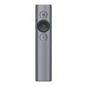 Presentador inalámbrico por bluetooth logitech spotlight presentation remote/ 2.4ghz/ gris pizarra