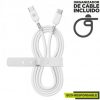 Cable usb 2.0 tipo-c muvit for change mcusc0008/ usb tipo-c macho - usb tipo-c/ hasta 60w/ 480mbps/ 1.2m/ blanco