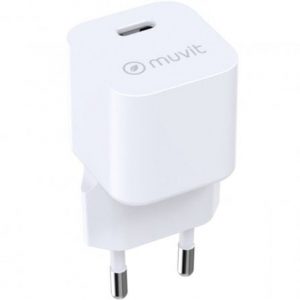 Cargador de pared muvit for change mcacc0047/ 1xusb tipo-c/ 30w