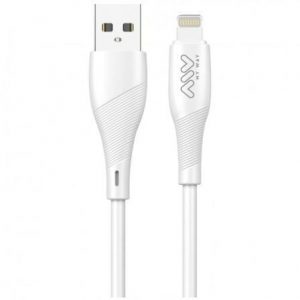Cable usb 2.0 lightning myway mwusc0021/ usb macho - lightning macho/ hasta 12w/ 480mbps/ 1m/ blanco