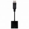 Conversor Nanocable 10.16.0602/ DisplayPort Macho - VGA Hembra/ 15cm/ Negro