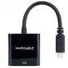 Cable conversor nanocable 10.16.4101-bk/ usb tipo-c macho - vga hembra