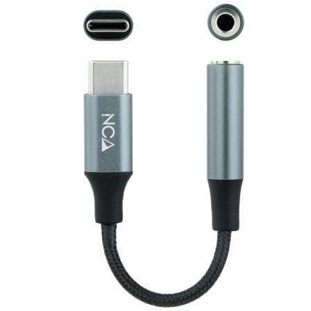 Conversor usb tipo-c nanocable 10.24.1204/ usb tipo-c macho - jack 3.5 hembra