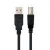 Cable usb 2.0 impresora nanocable 10.01.0102/ usb tipo-b macho - usb macho/ 1m/ negro