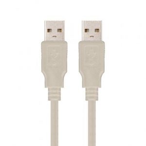 art_nan-cab-10-01-0303_1 Cable usb 2.0 nanocable 10.01.0303/ usb macho - usb macho/ 2m/ beige