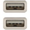 Cable usb 2.0 nanocable 10.01.0303/ usb macho - usb macho/ 2m/ beige