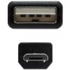 Cable USB 2.0 Nanocable 10.01.0501/ USB Macho - MicroUSB Macho/ 1.8m/ Negro