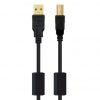 Cable usb 2.0 impresora nanocable 10.01.1202/ usb tipo-b macho - usb macho / 2m/ negro
