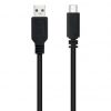Cable USB 2.0 Nanocable 10.01.2101-L150/ USB Tipo-C Macho - USB Macho/ 480Mbps/ 1.5m/ Negro